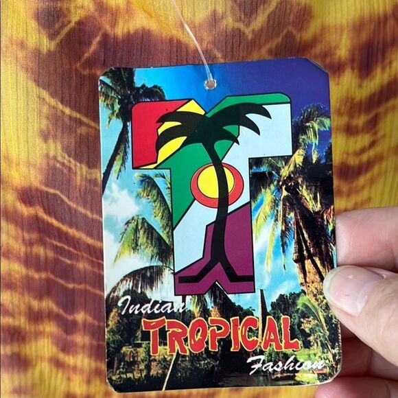 Vibrant Tie-Dye Button-Up Cardigan Duster Crochet Hems Side Slits - Picture 8 of 12